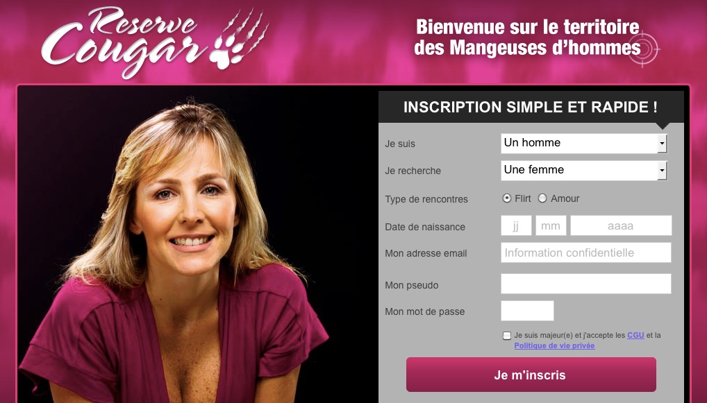 Reserve cougar : Le site pour rencontrer des femmes mures et âgées